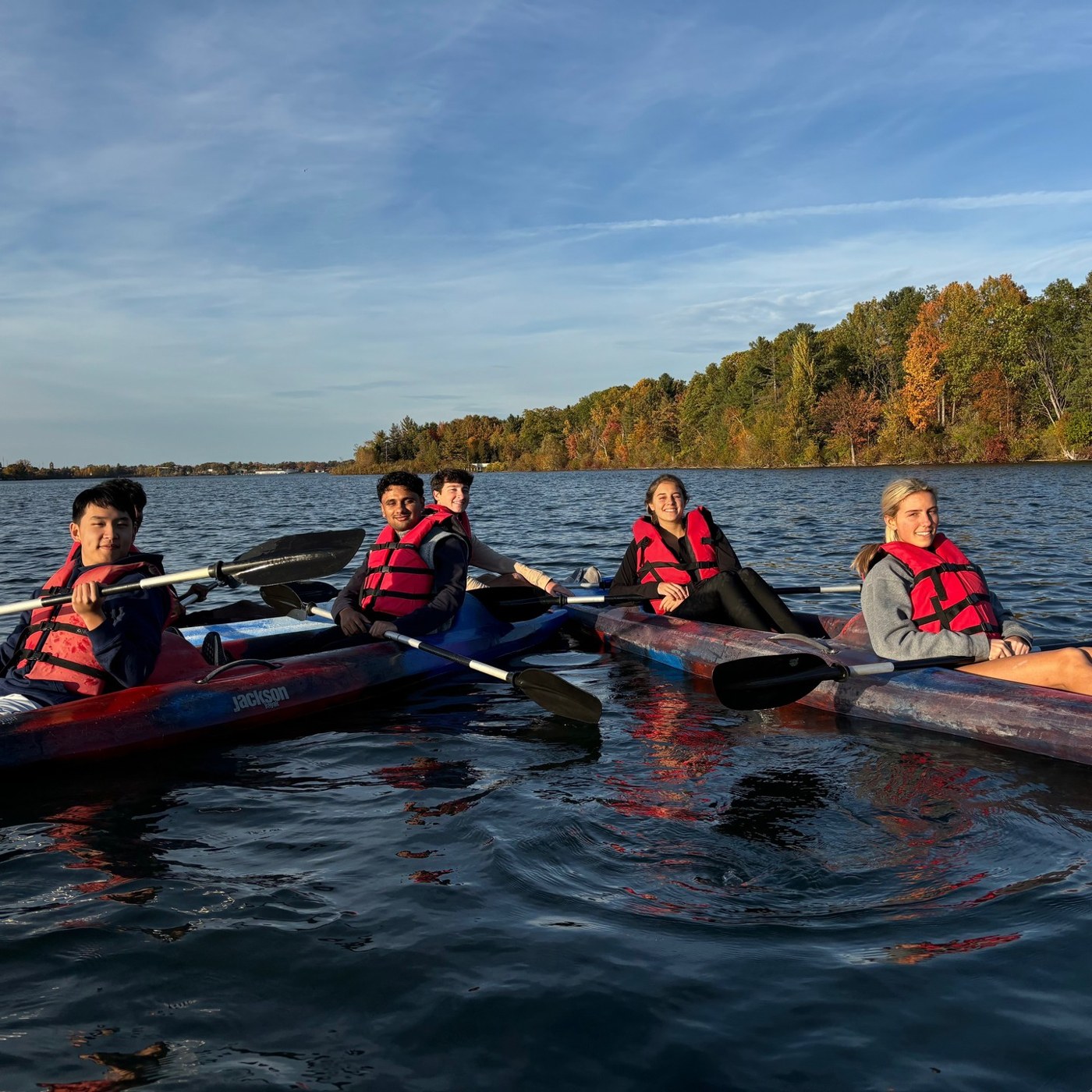 MWAM members kayaking